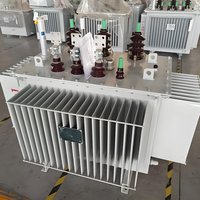 Transformateur de distribution triphasé à enroulement divisé série S11-10KVA pour usage industriel, 6kV/10kV vers 380V/440V, rendement 0,98, 50/60Hz