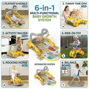 Nuevo <span class=keywords><strong>Gimnasio</strong></span> de Actividades 6 en 1 para Bebés con Piano Musical y Almohada para Estimulación Sensorial de Infantes y Niños Pequeños - Product Image 2