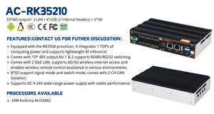 Android Linux Industrial <strong>Mini</strong> PC With LPDDR4X Rockchip 3568, Wide Temp Rugged Design For Lightweight AI Edge <strong>Computing</strong> - Product Image 5