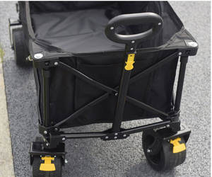 รถเข็นอเนกประสงค์พับได้แบบพกพาสำหรับการตั้งแคมป์กลางแจ้งชายหาดตกปลาท่องเที่ยว-สำหรับช้อปปิ้งเครื่องมือจัดเก็บ-รองรับการผลิต - Product Image 3