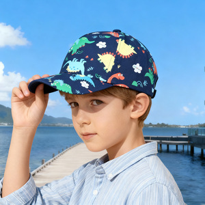 หมวกเบสบอลเด็ก ลายการ์ตูนสัตว์ พีวีซี  โลโก้สั่งทำได้ น่ารัก ลายฉลาม วาฬ กันแดด แฟชั่น ขายส่ง หมวกเบสบอลเด็ก - Product Image 2