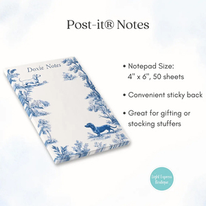 カスタムメモDachshundスティッキーノートパッド,ブルーToileメモパッド便利なノートパッドペーパー,ロゴ印刷付きプロモーションノートパッド - Product Image 3