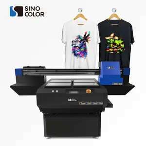 2022 new design model large format a1 size two heads i1600/i3200 2400dpi direct to garment t-shirt sleeve flatbed dtg printer