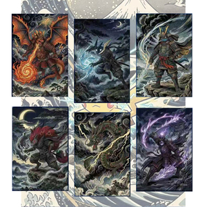 Cartes <span class=keywords><strong>de</strong></span> collection <span class=keywords><strong>de</strong></span> haute qualité imprimées en couleur, écologiques, pour jeux <span class=keywords><strong>de</strong></span> table, avec motifs Ukiyo-e Shikishi et art Pokémon - Product Image 3
