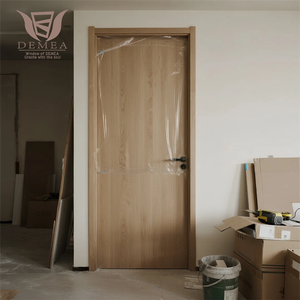 Porta Interna Ignifuga Minimalista in Legno Composito con Finitura PET, Personalizzabile, Direttamente dalla Fabbrica, per Camere da Letto, Hotel e Appartamenti - Product Image 3