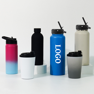 750Ml Metal 128Oz 40 Oz Portable Flat Water Bottle Stainless Steel With Storage - Product Image 3