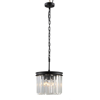 Lustre artistique design, grand luminaire suspendu en verre bleu avec style cristal, approvisionnement ODM pour lampe de plafond de pièce