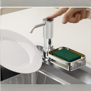 Grand évier de cuisine multifonctionnel à cuve unique encastrable en acier inoxydable 304 avec motif grain de riz - Product Image 6