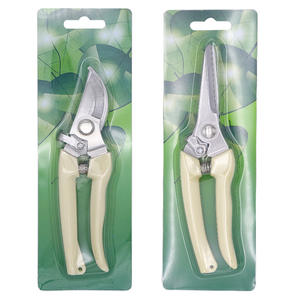 Ciseaux de jardinage en acier inoxydable neufs en gros, poignées en PVC, réutilisables, personnalisables, outils de taille des fleurs OEM, taille industrielle - Product Image 1