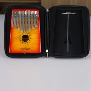 Gecko K17CAS Kalimba פסנתר אגודל 17 קלידים באיכות גבוהה עם גוון B עץ קמפור טבעי סיטונאי כלי נגינה MOQ 2 יחידות