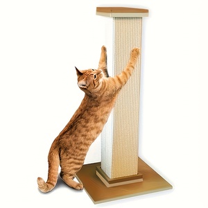 High Quality Wholesale Sisal <strong>Cat</strong> <strong>Climbing</strong> <strong>Frame</strong> Integrated Vertical <strong>Cat</strong> Scratching Column Pole Wear-Resistant Non-Shedding - Product Image 1