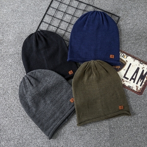Fashion Vogue OEM winter <span class=keywords><strong>Duvel</strong></span> Jacquard winter hat winter cap with <span class=keywords><strong>Duvel</strong></span> leather label - Product Image 3
