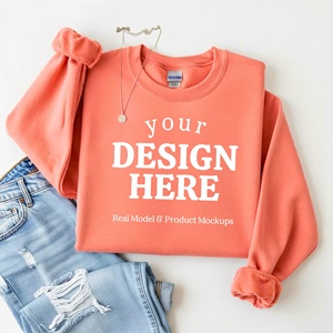 OEM ODM <span class=keywords><strong>Gildan</strong></span> 18000 Paquete de Maquetas de <span class=keywords><strong>Sudaderas</strong></span> de Cuello Redondo de 30 Colores, Maquetas de <span class=keywords><strong>Sudaderas</strong></span> Lisas de Alta Calidad con Vista Frontal Plana para Et - Product Image 4