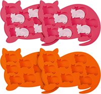 Moule à glaçons en silicone en forme de chat, moule à bonbons en forme de chat, moule en silicone miniature original en forme de chat