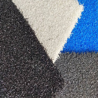 Césped azul sintético de alta densidad, Material PP, césped artificial/Tenis, Golf, Hockey, pistas de pádel, suelos deportivos