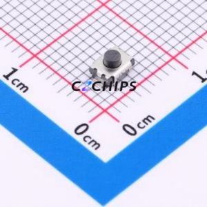 TS05-TBW1EH2.5 Tactile Switch SMD,6x3.5mm Switch Single Pole Single Throw Round Button 1.8N Vertical Mount - Product Image 1