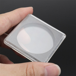 Boîte de rangement pour capsules de pièces de monnaie Snaplocks, insert noir, capsule carrée en acrylique pour Morgan, Peace, Ike Silver Dollar - Product Image 6