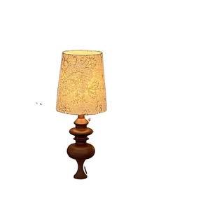 Lampe de table en bois massif, source de lumière LED E27, protection des yeux, commande par interrupteur, lampe décorative pour salon et chambre à coucher - Product Image 5