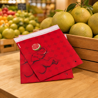 Sachets Doypack autoportants avec fermeture adhésive, scellables, pour l'emballage de produits à date, pour le stockage de collations