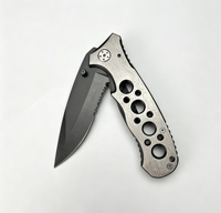 Lame en acier inoxydable, couteau de poche EDC robuste, couteau pliant
