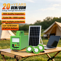 Centrale Électrique Portable 20W 40W 60W Batterie LiFePO4 Chargeur Solaire Générateur Recharge Sans Fil Onde Sinusoïdale Pure pour Usage Domestique et Camping