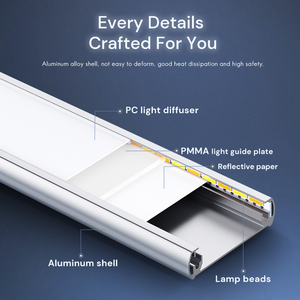 Lampu Led <span class=keywords><strong>Sensor</strong></span> gerak dalam ruangan, lampu Strip lemari kabinet dapur Led nirkabel profil Aluminium lampu malam <span class=keywords><strong>Sensor</strong></span> gerak - Product Image 3
