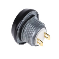 Interrupteur miniature à bouton-poussoir série 59-111, momentané, montage sur panneau, découpe de 13,65 mm, SPST, 125 V CA, IP67