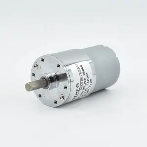 높은 정밀도 저잡음 37mm 금속 gearmotor 6v 12v 24 볼트 25rpm 5w 큰 토크 10kg 5kg 짐 장난감을 위한 마이크로 dc 장치 모터