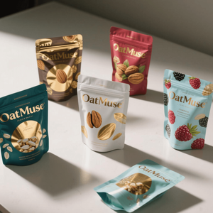 ถุงบรรจุอาหารออร์แกนิกบรรจุอาหารถุงซิปล็อกเปิดปิดได้พิมพ์ลายได้เป็นมิตรต่อสิ่งแวดล้อม - Product Image 4