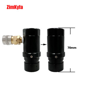 HPA-Mini Régulateur de CO2 Air, Mini Régulateur US <span class=keywords><strong>Foster</strong></span> Plug, Jauge Basse Pression Ajustable 40-200PSI pour Bouteille G1/2-14, SLP - Product Image 4