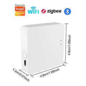 Passerelle multimode <span class=keywords><strong>Tuya</strong></span> ZigBee 3.0 + Hub WiFi BLE en plastique appareils ménagers intelligents télécommande pont Compatible Alexa Google - Product Image 2