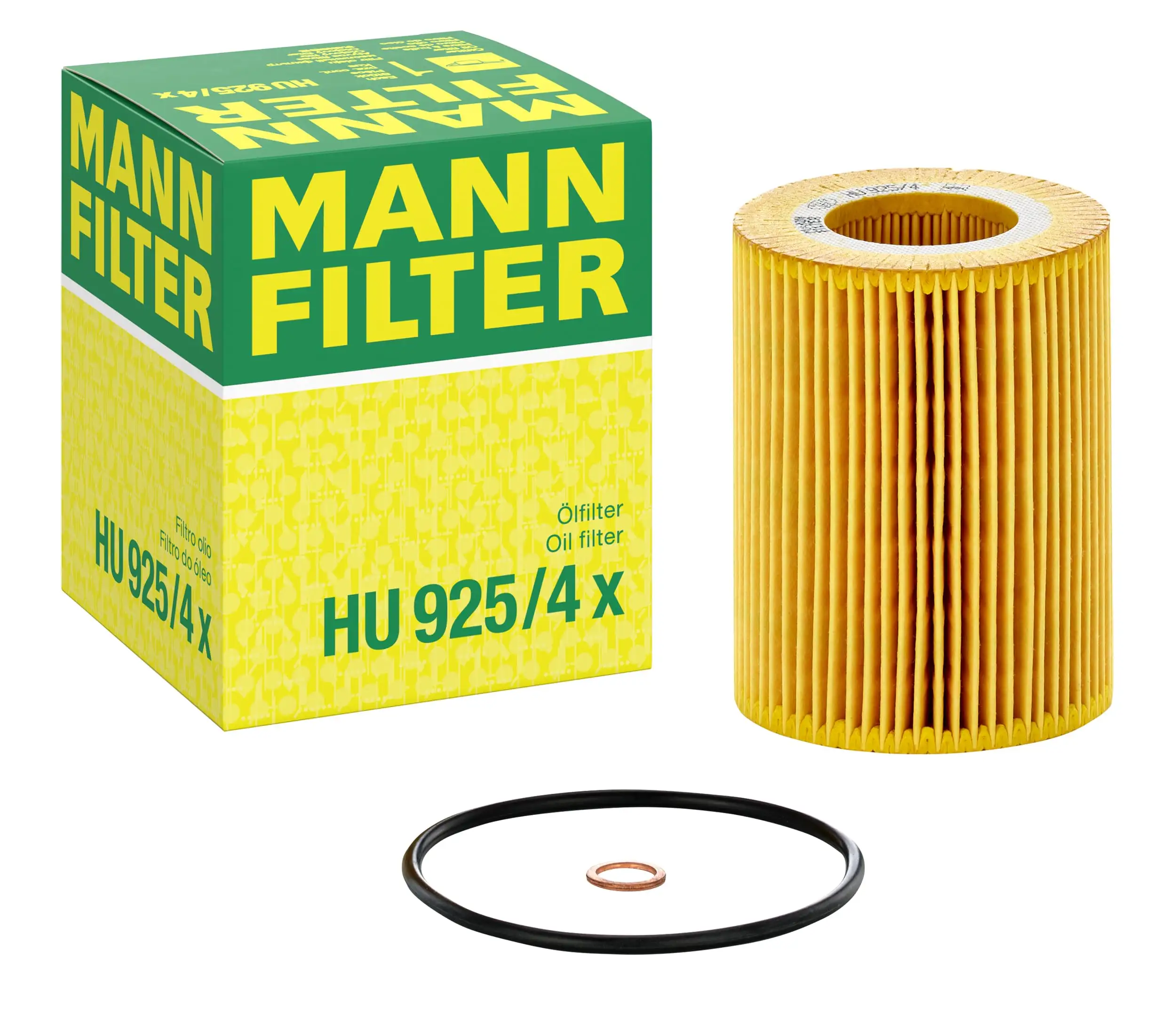 Original Mann Filter HU925 4X Car Engine Oil Filter Element for BMW