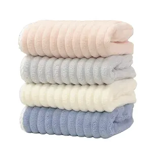 Microfiber Koraal Fleece Tulband Ultra Absorberende Draai Drogende Handdoek Set Voor Lichaamshaar