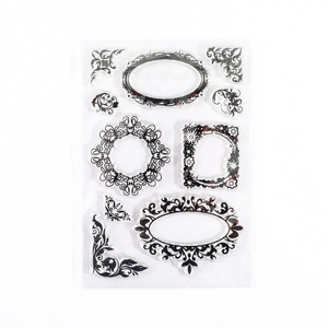 Hot Sale Alphabet Number and OEM Patterns <strong>Stamps</strong> <strong>Cookie</strong> Custom Clear Rubber Transparent DIY Transparent Silicone <strong>Stamp</strong> - Product Image 4