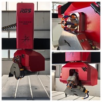 Machine de découpe automatique de dalles de marbre CNC 5+1 axes GQ-3220cm haute efficacité, scie à pont CNC pour carreaux de granit à vendre