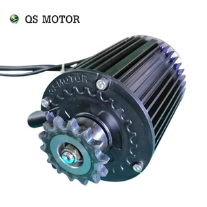 Moteur central sans balais QS 90 1000W 72V 55KPH pour trottinette, étanche, conception à courroie, pignon 428 14T - Product Image 4
