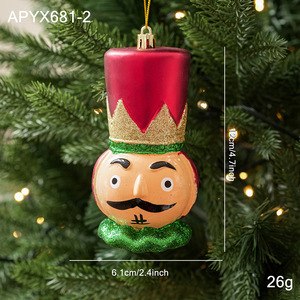 Adorno Colgante de Plástico Colorido con Diseño de Elfo Soldado para Árbol de Navidad, Estilo Europeo y Americano, Decoración Navideña Transfronteriza - Product Image 6