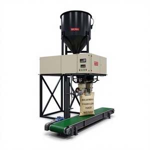 Máquina Automática para Llenado de Bolsas de Fertilizante con Sistema de Pesaje de Tolva y Transportador para Empacar Polvo y Gránulos de Uso Industrial - Product Image 1