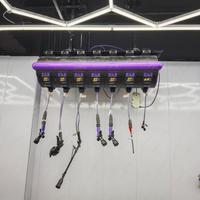 Enrouleur de tuyau pour station de lavage de voitures 7-en-1 |   Prélavage + Revêtement hydrophobe + Nettoyage des coutures + Water Air Electric + Embouts