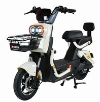 Scooter électrique commercial 500W haute performance avec grands paniers de chargement, vélo de livraison performant pour la logistique urbaine