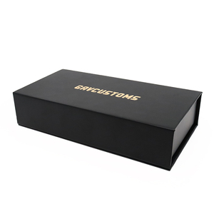 Custom CMYK Printing Luxury <b>Black</b> Magnetic Closure <b>Box</b> with Custom Insert for Special <b>Gifts</b> - Product Image 1