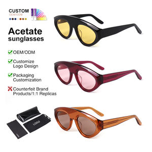 <span class=keywords><strong>Occhiali</strong></span> <span class=keywords><strong>da</strong></span> <span class=keywords><strong>Sole</strong></span> di Lusso di Alta Qualità con <span class=keywords><strong>Lenti</strong></span> <span class=keywords><strong>Polarizzate</strong></span> a Occhio di Gatto, Montatura Retrò in Acetato con Logo Personalizzato per Uomo e <span class=keywords><strong>Donna</strong></span> - Product Image 1