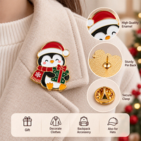 Broches émaillées promotionnelles personnalisées pour Noël, avec logo sur mesure, pour événements d'entreprise, cadeaux de fête, souvenirs, vente en gros