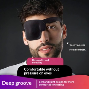 Máscara Ocular <span class=keywords><strong>de</strong></span> Dragón <span class=keywords><strong>de</strong></span> un Solo Ojo para Adultos y Adolescentes, Cubierta Ocular para Ambliopía Postoperatoria y <span class=keywords><strong>Estrabismo</strong></span>, Cobertura Completa 3D con Ranura - Product Image 1