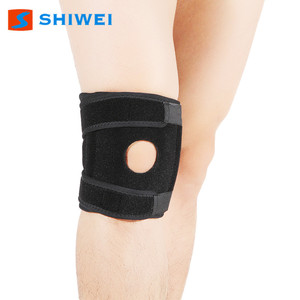 Shiwei <b>Knee</b> <b>Support</b> <b>Brace</b> Adjustable Breathable Nylon One Size Fits All For Child Hiking Basketball Running Protection - Product Image 3