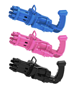 Máquina de burbujas automática para niños, juguete de aire libre, Mini pistola de burbujas negra Gatling, <span class=keywords><strong>2021</strong></span> - Product Image 1