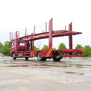 Remolque de camión de reparto de coche plano de doble cubierta Dongfeng, camión de transporte de 6 <span class=keywords><strong>coches</strong></span>, camión de transporte automático a la venta - Product Image 5