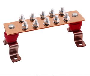 Barres omnibus en cuivre neutre à prix avantageux pour la distribution d'énergie électrique, haute conductivité, connexion aux appareils de mise à la terre - Product Image 1