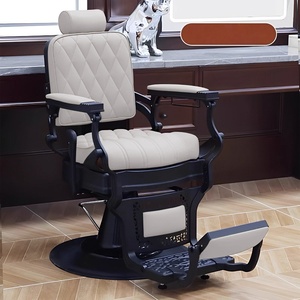 Poltrona Classica da Barbiere, con Design Robusto e Portatile, Adatta per Saloni di Parrucchieri e Centri Estetici - Product Image 6