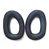 Coussinets d'oreille de remplacement en cuir protéiné Offre Spéciale coussins pour SENNHEISER GSP300 301 302 303 350 écouteurs oreillettes